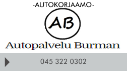 Autopalvelu Burman logo